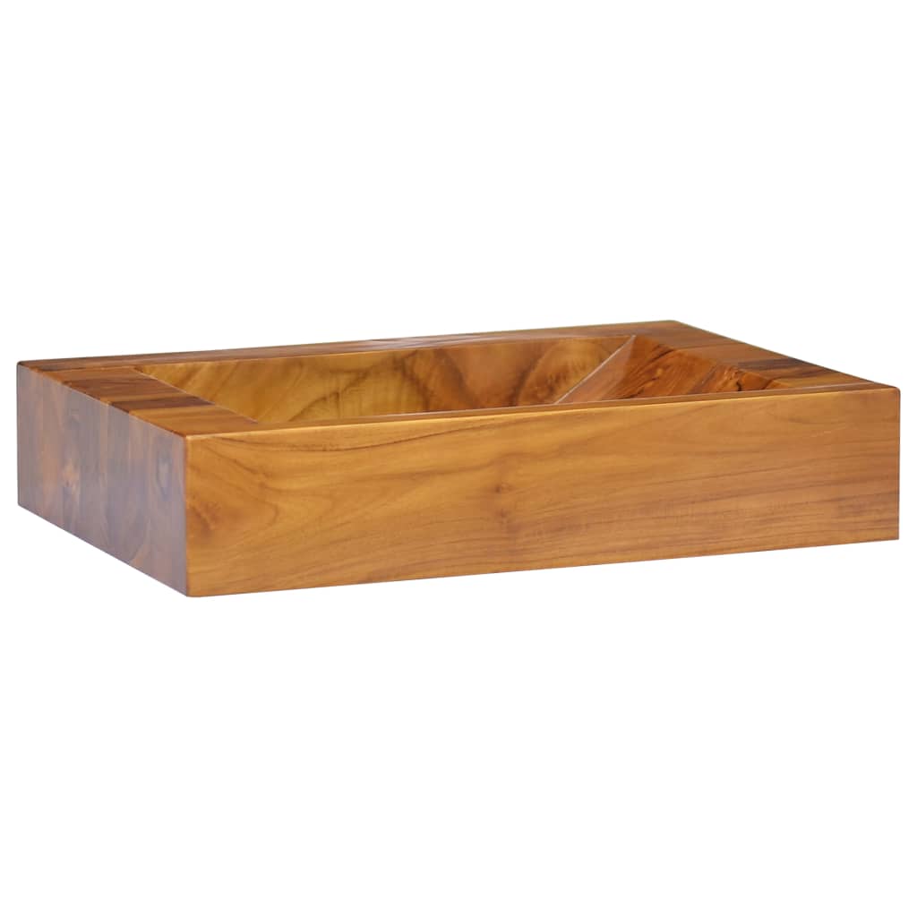 Vidaxx håndvask 50x35x10 cm massiv teaktræ