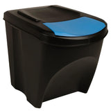 Vidaxl affaldsdåser 3 s stable 75 l anthracit -farvet