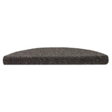 Vidaxl -trapper selv -fast 5 stykker 56x17x3 cm antracit halvkugle halvrund
