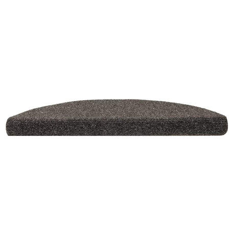Vidaxl Stair Mats Self -fast 10 ST 56x17x3 cm Antracit Halvisfære