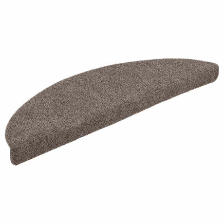 Vidaxl Stair Mats Self -Tilholds 10 stykker 56x17x3 cm beige halvkugle
