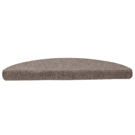 Vidaxl Stair Mats Self -Tilholds 10 stykker 56x17x3 cm beige halvkugle