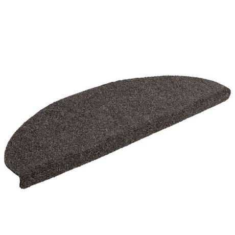 Vidaxl Stair Mats Self -Tilholds 10 ST 65x21x4 cm Antracit Halvisfære stor