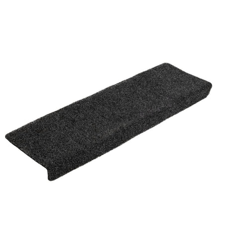 Vidaxl Stair Mats Self -fast 5 stykker 65x21x4 cm grå rektangulær kant