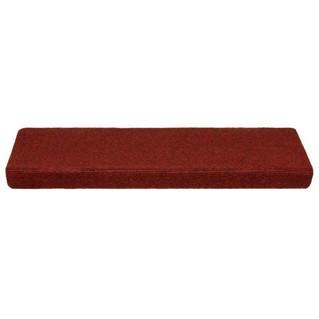 Vidaxl Stair Mats Self -Tilholdte 5 stykker 65x21x4 cm Bordeaux rød rektangulær kant