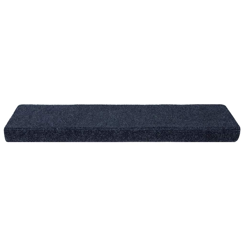 Vidaxl Stair Mats Self -fast 5 stykker 65x21x4 cm Antracit rektangulær kant
