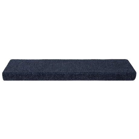 Vidaxl Stair Mats Self -fast 5 stykker 65x21x4 cm Antracit rektangulær kant
