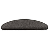 Vidaxl trapper selvklæbende 15. sisal look 65x21x4cm antracitfarve