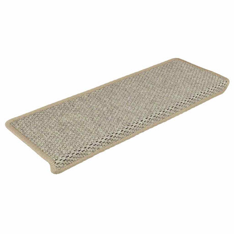 Vidaxl trapper selvklæbende 15 st sisal look 65x21x4 cm grøn