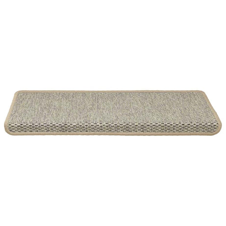 Vidaxl trapper selvklæbende 15 st sisal look 65x21x4 cm grøn