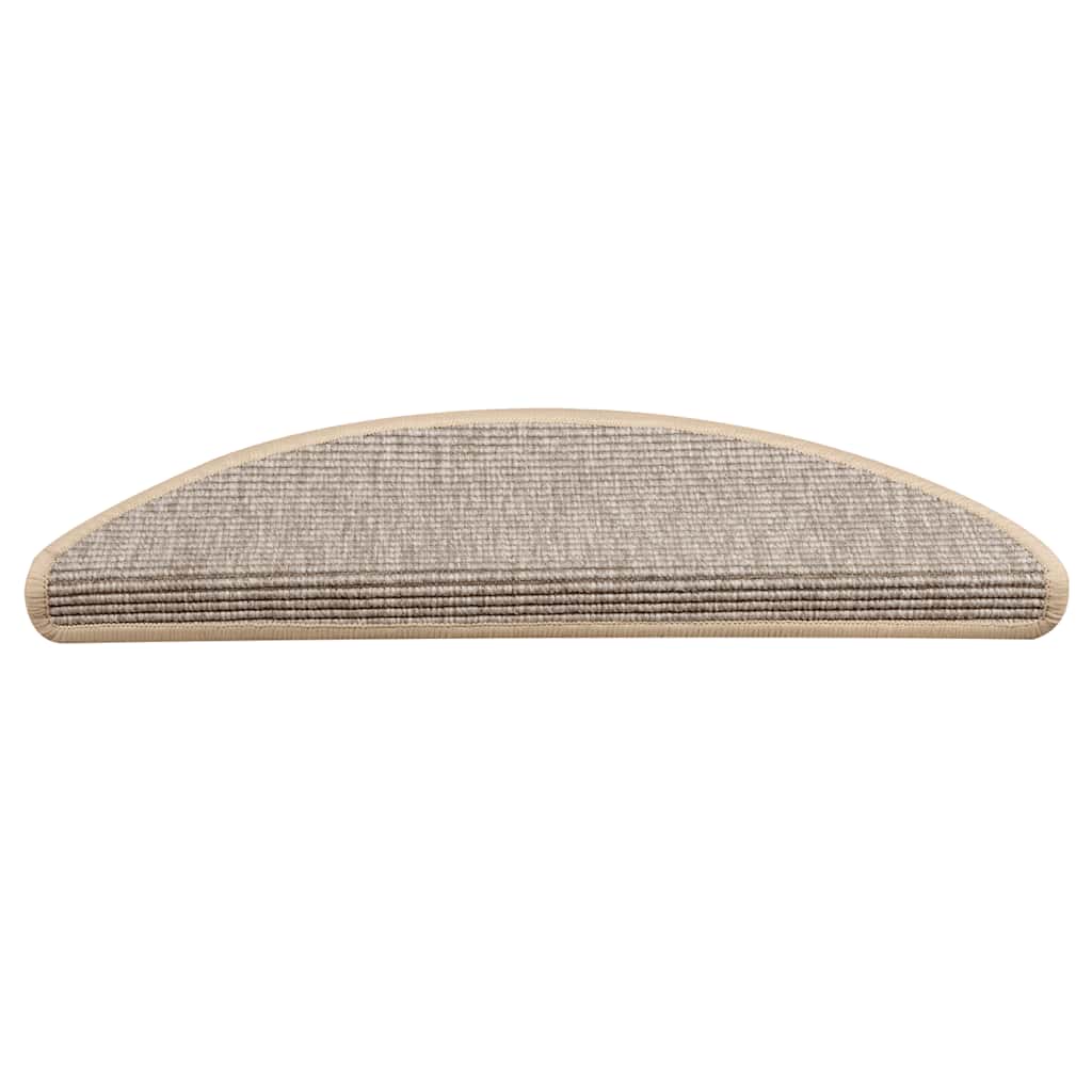 Vidaxl Stair Mats 15 St 56x17x3 cm sølvhalvdel