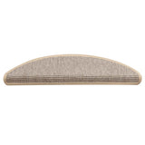 Vidaxl Stair Mats 15 St 56x17x3 cm sølvhalvdel