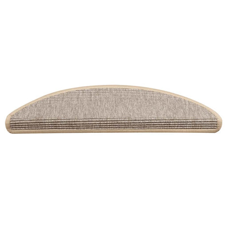 Vidaxl Stair Mats 15 St 56x17x3 cm sølvhalvdel