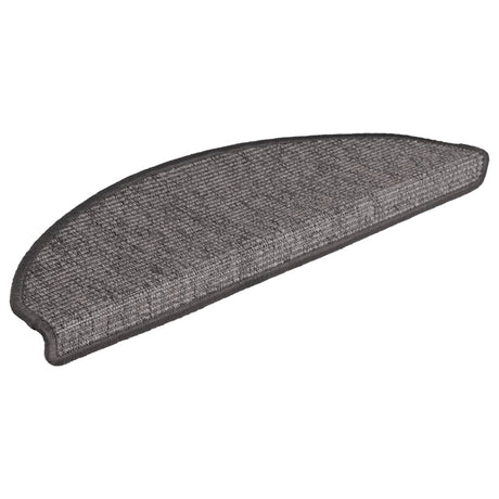 Vidaxl Stair Mats 15 St 65x21x4 cm beige og grå halvkugle stor