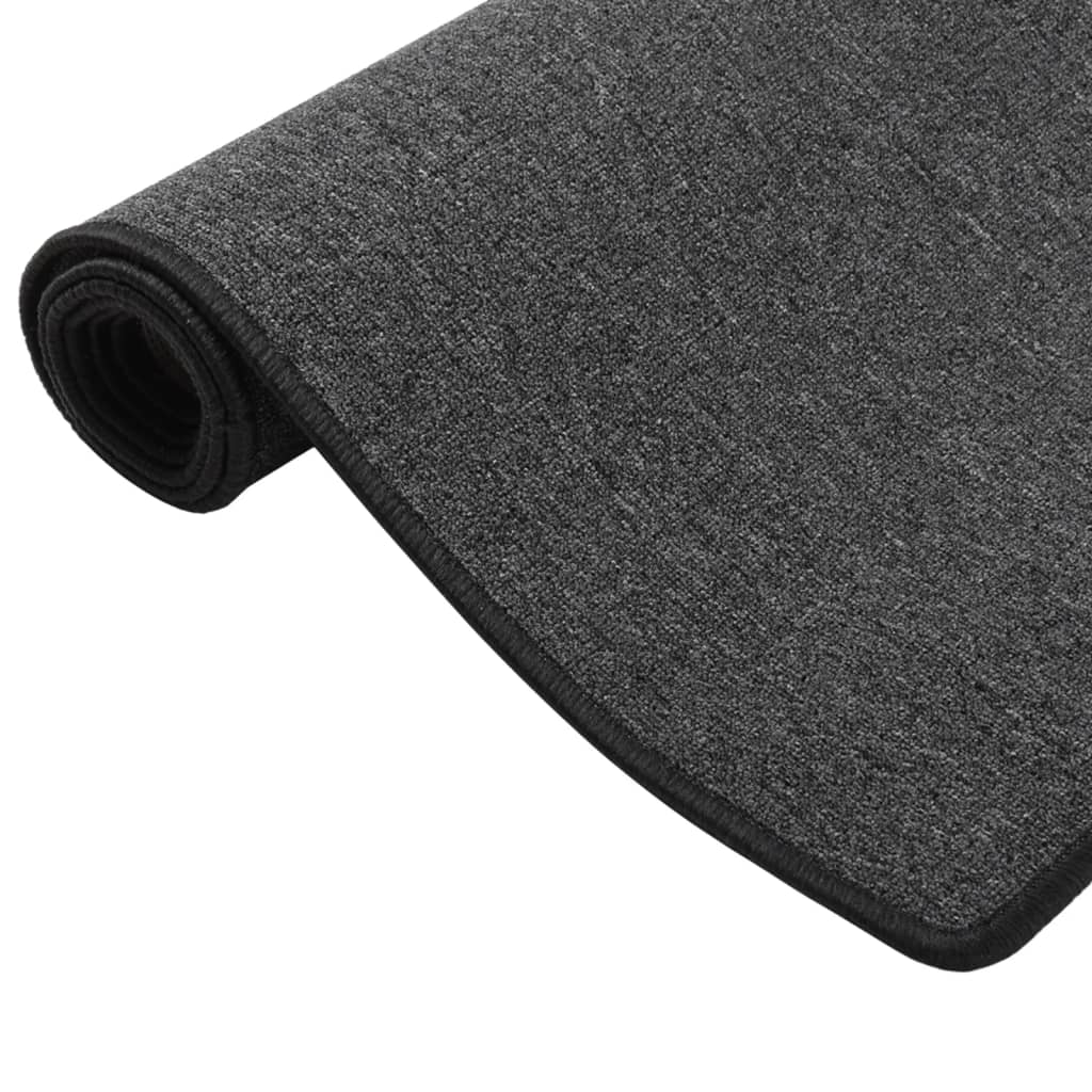 Vidaxl Carpet Runner 50x100 cm antracit -farvet