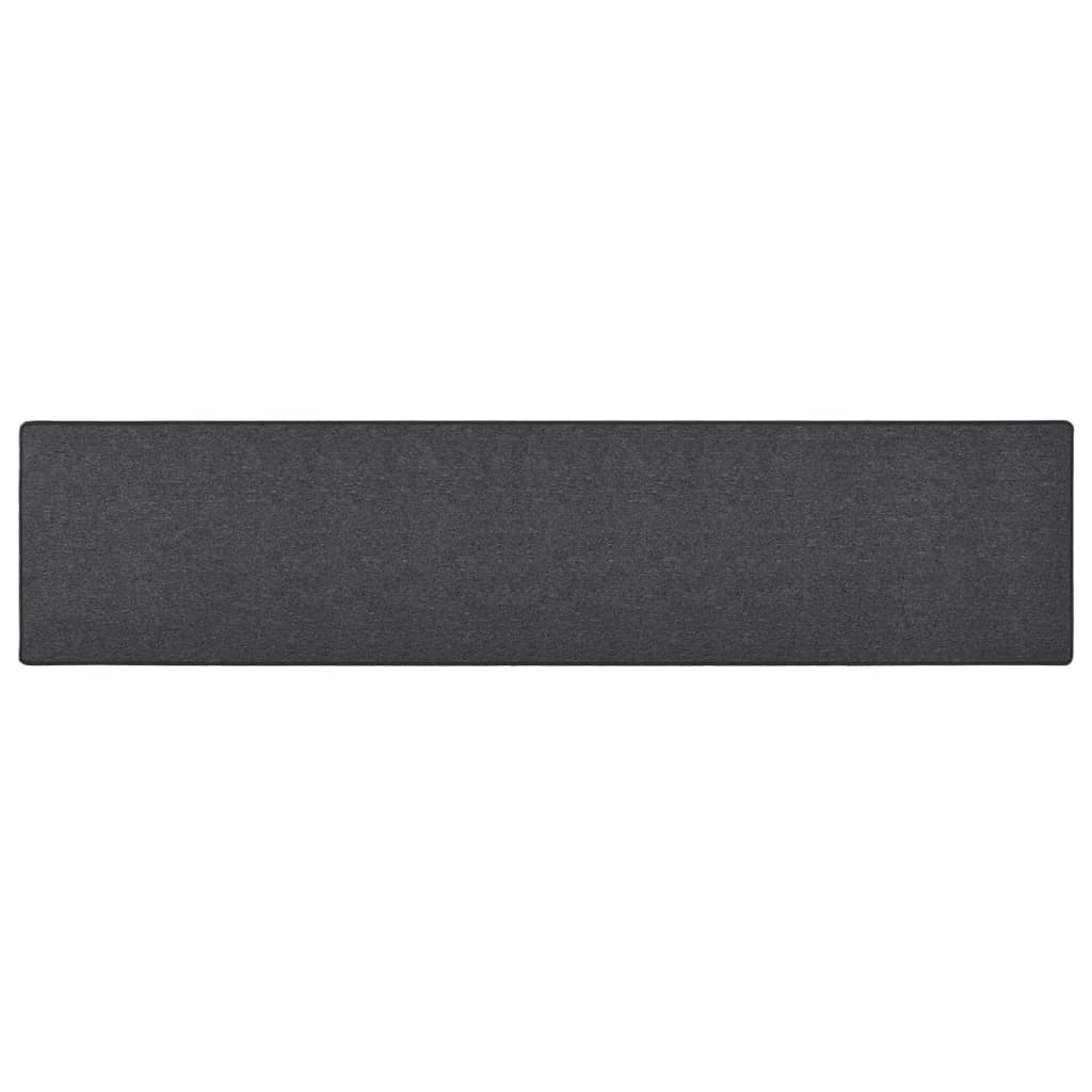 Vidaxl Carpet Runner 50x250 cm antracit -farvet