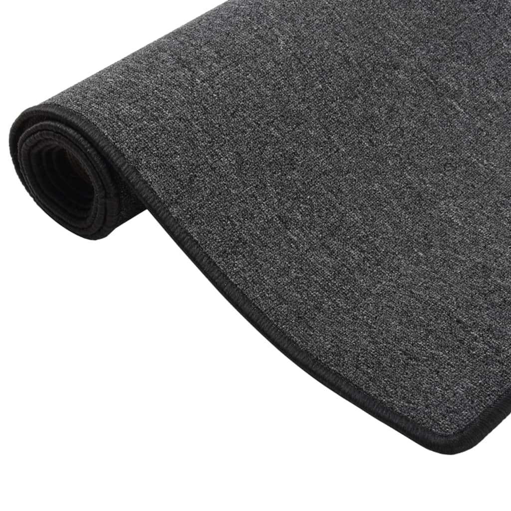 Vidaxl Carpet Runner 80x150 cm Anthracite -farvet