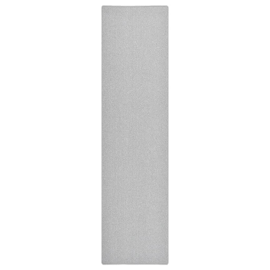 Vidaxl Carpet Runner 80x300 cm lysegrå