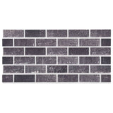 Vidaxl 11 St Wall Panels 3D Black and Grey Brick EPS