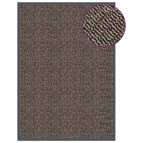 Vidaxl Doormat tuftede 60x90 cm mørkebrun