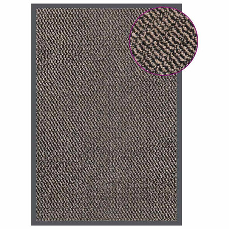 Vidaxl Doormat tuftede 80x120 cm mørkebrun