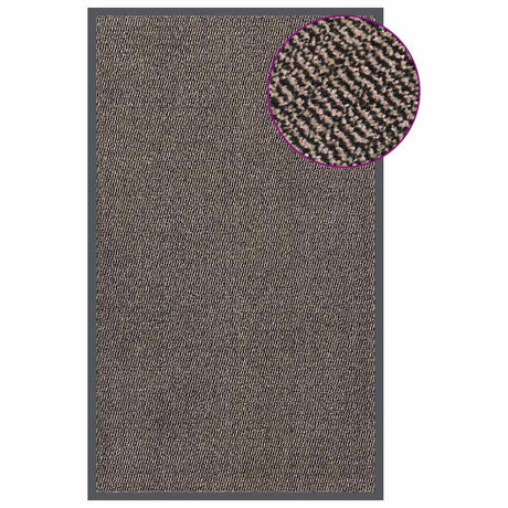 Vidaxl Doormat tuftede 90x150 cm mørkebrun