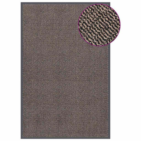 Vidaxl Doormat tuftede 120x180 cm mørkebrun
