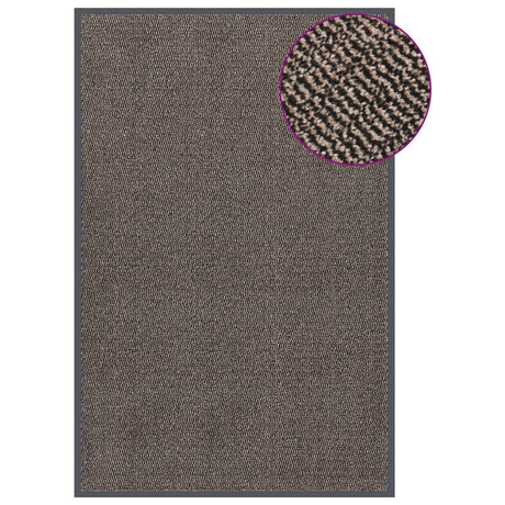 Vidaxl Doormat tuftede 120x180 cm mørkebrun
