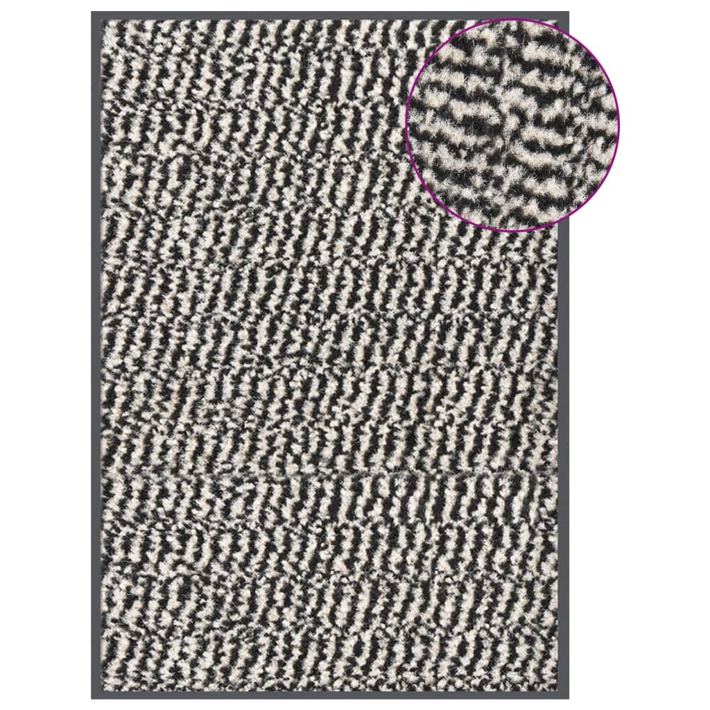 Vidaxl Doormat tuftede 40x60 cm lysebrun