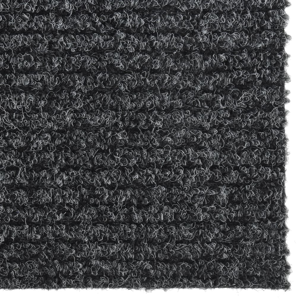 Vidaxl droogloopmat 100x150 cm antracit -farvet