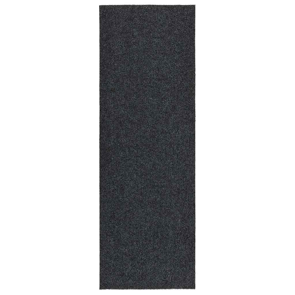 Vidaxl droogloopmat 100x300 cm antracit -farvet