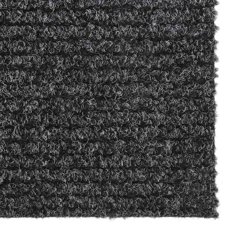 Vidaxl droogloopmat 100x350 cm antracit -farvet
