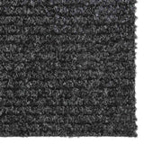 Vidaxl droogloopmat 100x400 cm antracit -farvet