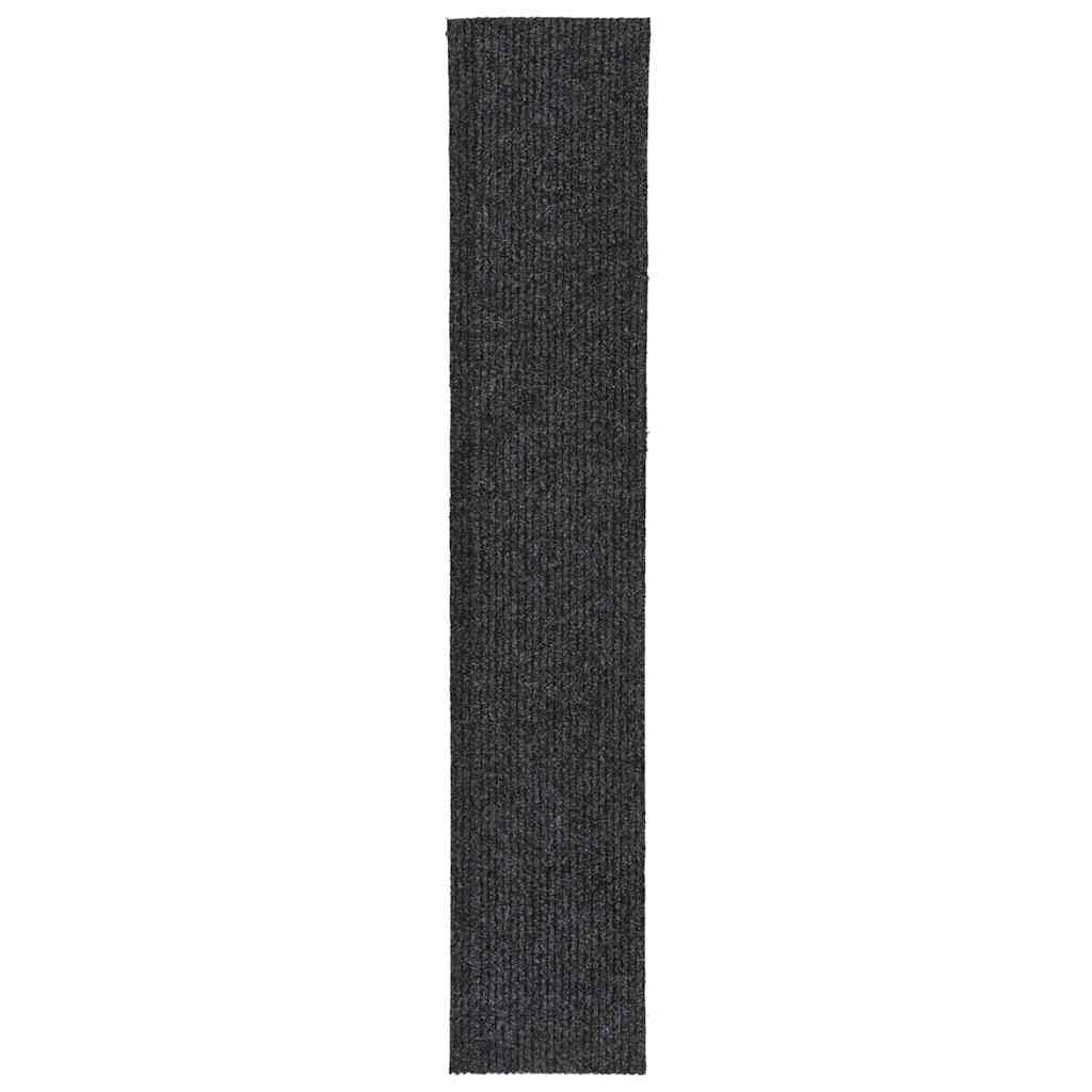 Vidaxl droogloopmat 100x500 cm antracit -farvet