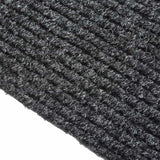 Vidaxl droogloopmat 100x500 cm antracit -farvet