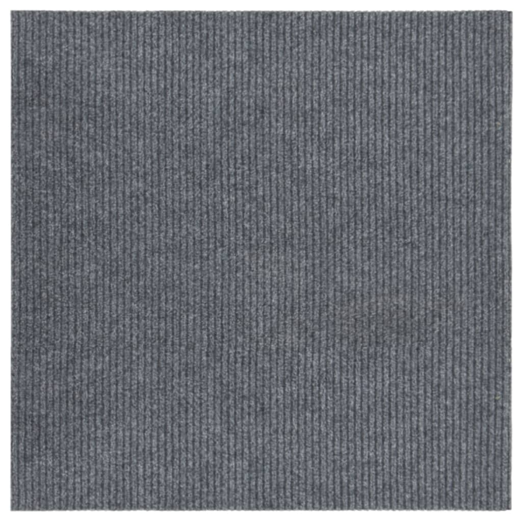 Vidaxl droogloopmat 100x100 cm grå