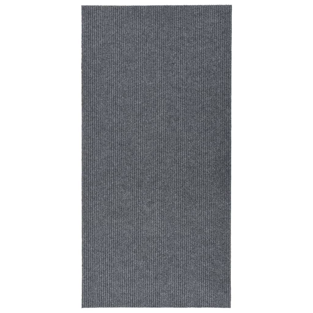Vidaxl droogloopmat 100x200 cm grå