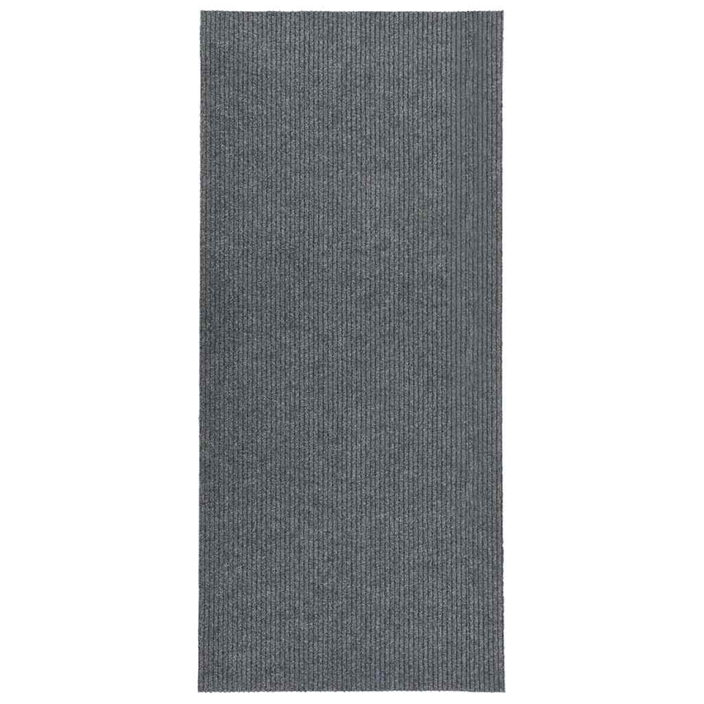 Vidaxl droogloopmat 100x250 cm grå