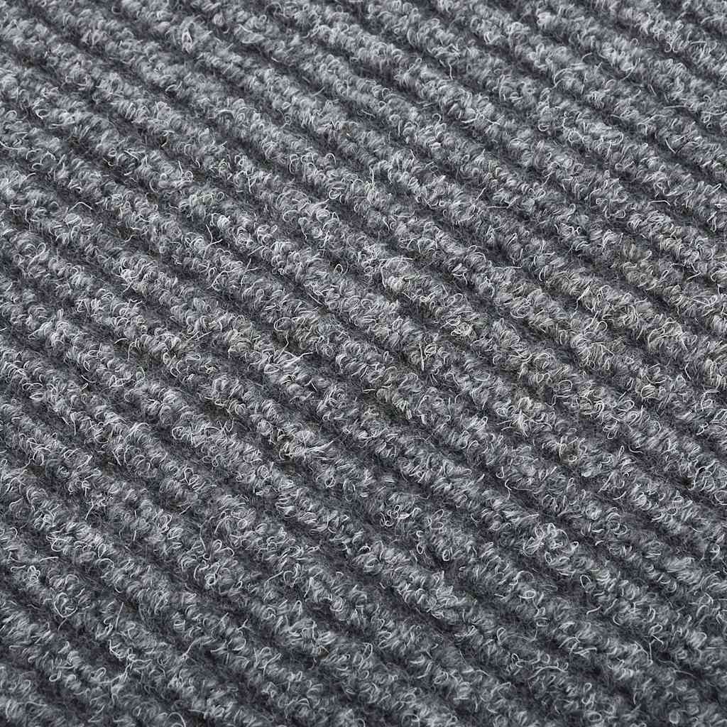 Vidaxl droogloopmat 100x250 cm grå