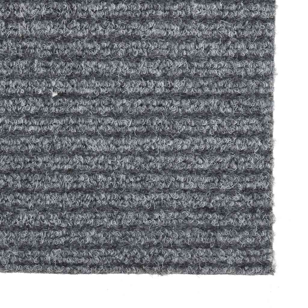 Vidaxl droogloopmat 100x250 cm grå