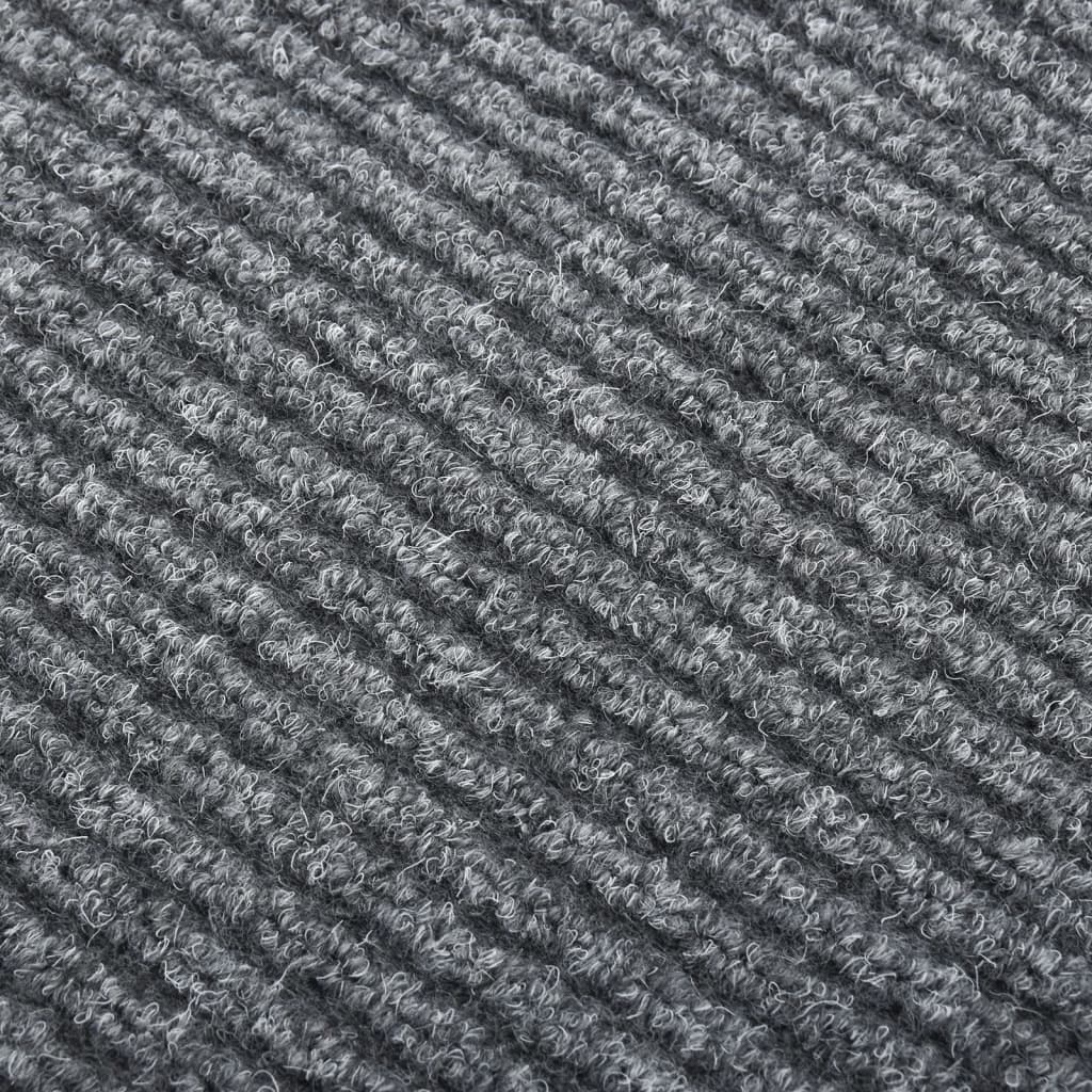 Vidaxl droogloopmat 100x300 cm grå
