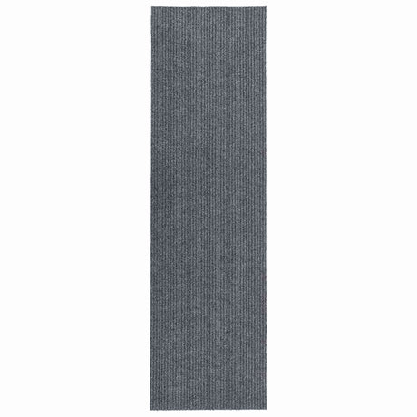 Vidaxl droogloopmat 100x400 cm grå