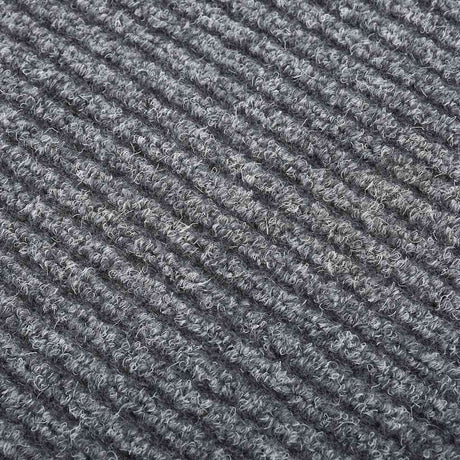 Vidaxl droogloopmat 100x400 cm grå