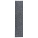 Vidaxl droogloopmat 100x450 cm grå