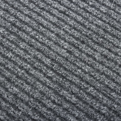 Vidaxl droogloopmat 100x500 cm grå