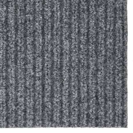 Vidaxl droogloopmat 100x500 cm grå