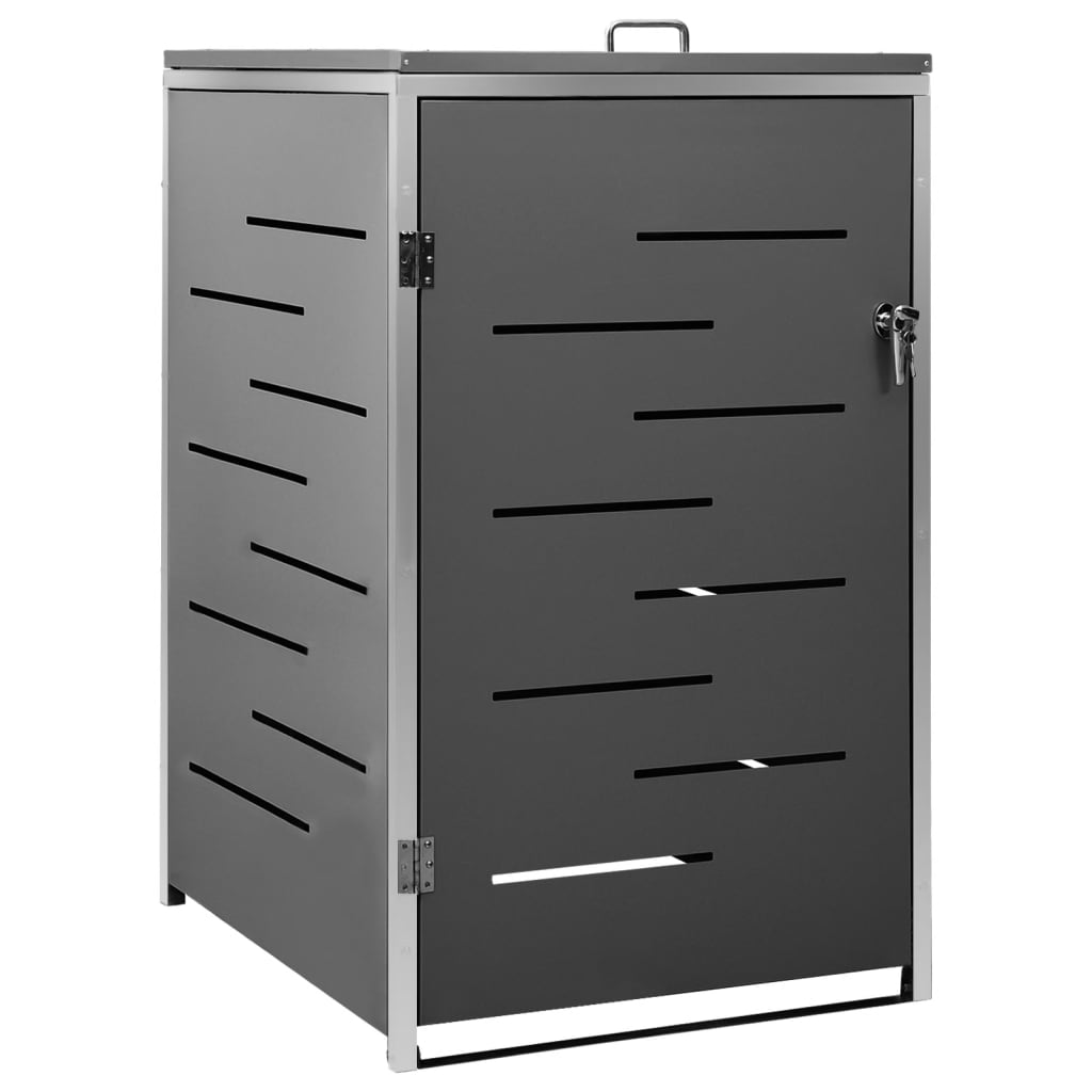 Vidaxl containeropbevaring kun 69x77,5x112,5 cm rustfrit stål