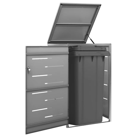 Vidaxl containeropbevaring kun 69x77,5x112,5 cm rustfrit stål