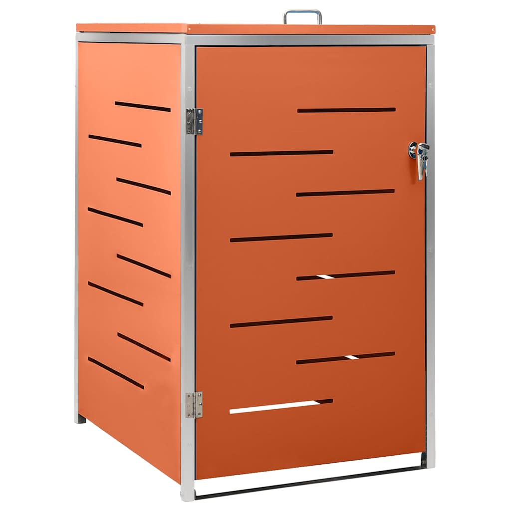Vidaxl containeropbevaring kun 69x77,5x112,5 cm rustfrit stål