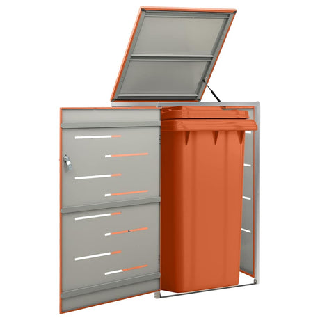 Vidaxl containeropbevaring kun 69x77,5x112,5 cm rustfrit stål